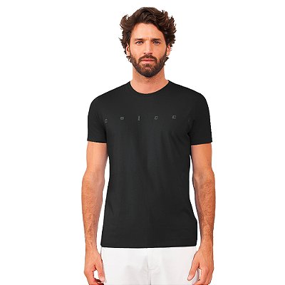 Camiseta Colcci Logo AV24 Preto Masculino