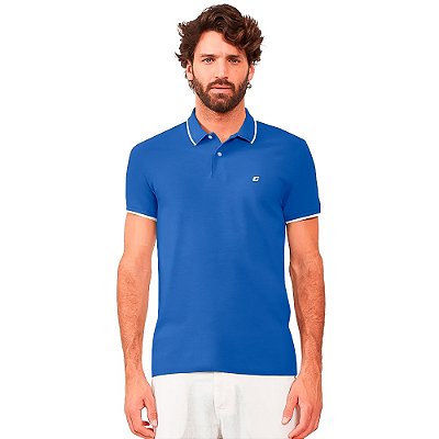 Camisa Polo Colcci Line AV24 Azul Masculino