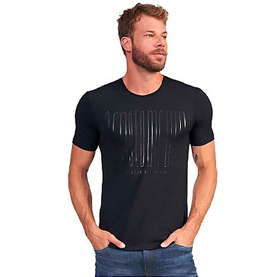 Camiseta Acostamento Modern VE24 Preto Masculino