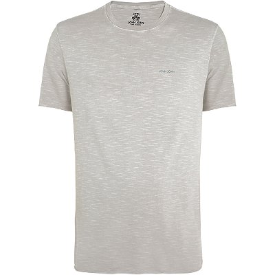 Camiseta John John Flame Stone VE24 Cinza Masculino