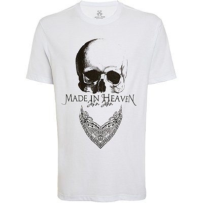 Camiseta John John Paisley Skull VE24 Branco Masculino