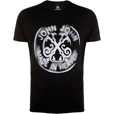 Camiseta John John Brasao Shaded VE24 Preto Masculino
