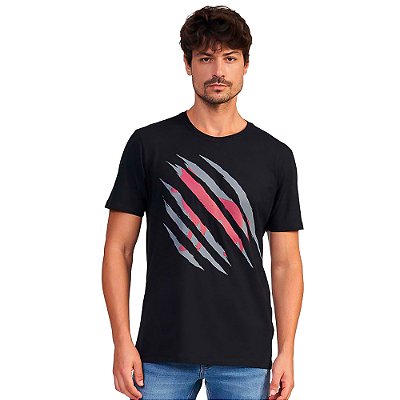 Camiseta Acostamento Scratched VE24 Preto Masculino