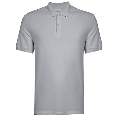 Camisa Polo Individual Comfort Basic VE24 Cinza Masculino