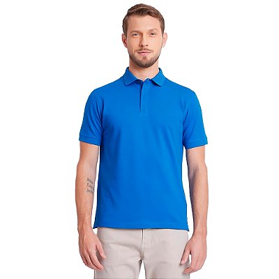 Camisa Polo Aramis Piquet Colorfix VE24 Azul Masculino