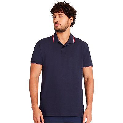 Camisa Polo Aramis Piquet Frisos Navy VE24 Marinho Masculino