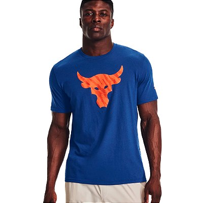 Camiseta Under Armour Brahma Bull Pjt Rock Azul Masculino