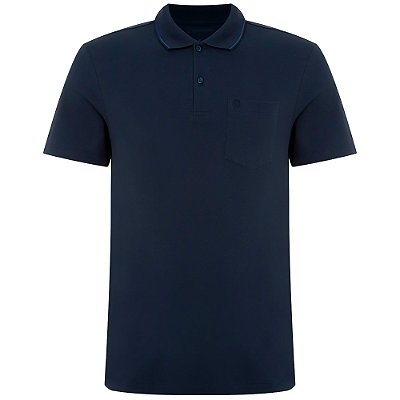 Camisa Polo Individual Comfort Fit OU24 Marinho Masculino