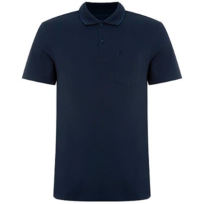 Camisa Polo Individual Comfort Fit OU24 Marinho Masculino