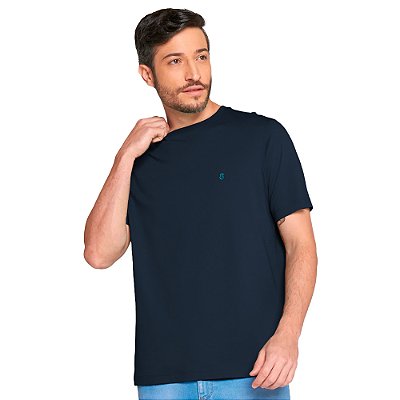 Camiseta Individual Comfort Fit OU24 Marinho Masculino