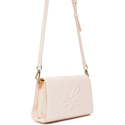 Bolsa Crossbody Lança Perfume Relevo OU24 Bege Feminino