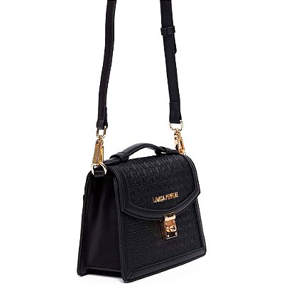 Bolsa Tote Lança Perfume Fecho OU24 Preto Feminino