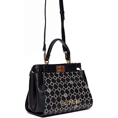 Bolsa Tote Lança Perfume Monograma OU24 Preto Feminino