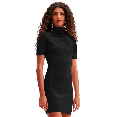 Vestido Curto Lança Perfume Curta OU24 Preto Feminino