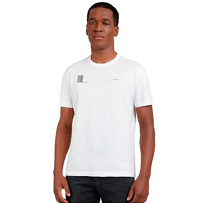 Camiseta Aramis Move Barcode IV24 Off White Masculino