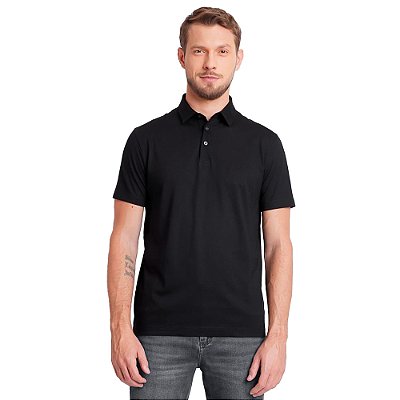 Camisa Polo Aramis Jersey Pima IN24 Preto Masculino