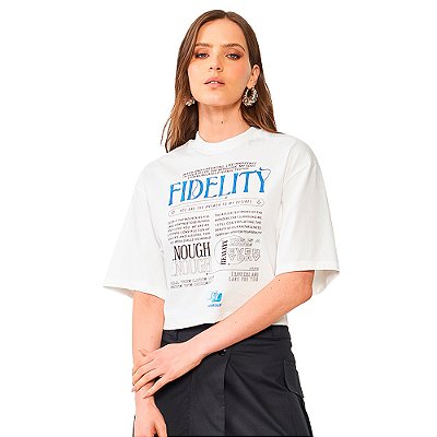 Camiseta Colcci Fidelity OU24 Off Shell Feminino