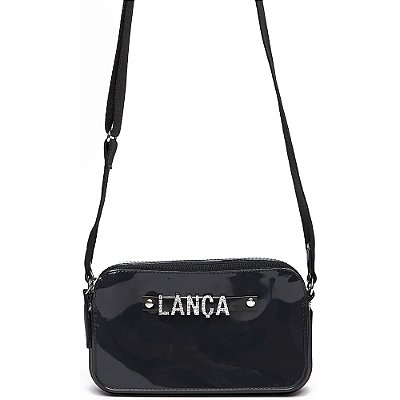 Bolsa Crossbody Lança Perfume Strass OU24 Preto Feminino