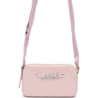 Bolsa Crossbody Lança Perfume Strass OU24 Bege Feminino