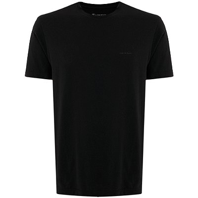 Camiseta Individual Regular Lisa OU24 Preto Masculino