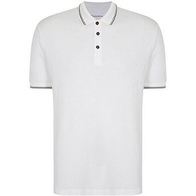 Camisa Polo Individual Regular IN24 Off White Masculino