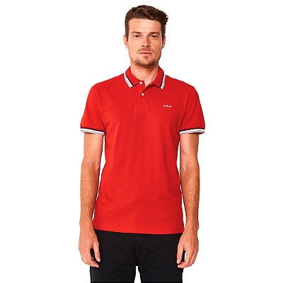Camisa Polo Colcci Modern OU24B Vermelho Sparkly Masculino