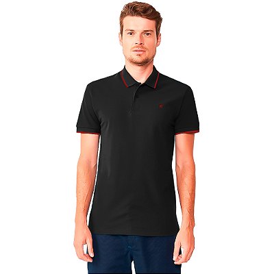 Camisa Polo Colcci Slim OU24D Preto Masculino