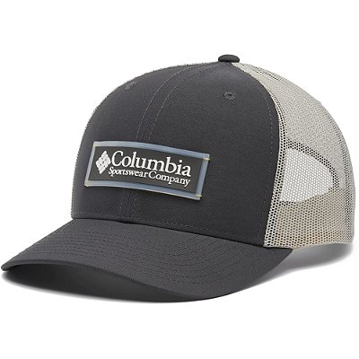 Boné Columbia Logo Snapback Cinza
