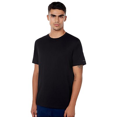 Camiseta John John Regular Fit Pima In24 Preto Masculino