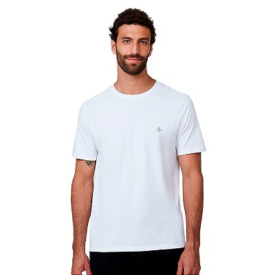 Camiseta Dudalina Essentials Sport Ou24 Branco Masculino