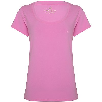 Blusa Dudalina Soft Pima Ou24 Rosa Claro Feminino