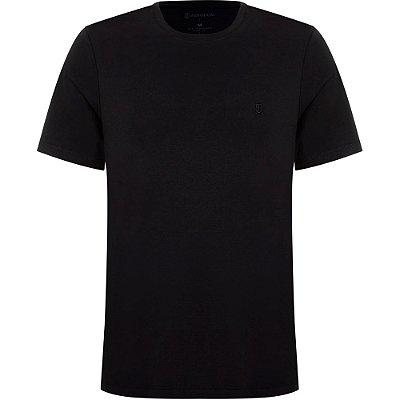 Camiseta Individual Basic Slim Ou24 Preto Masculino