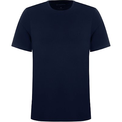 Camiseta Individual Basic Slim Ou24 Marinho Masculino