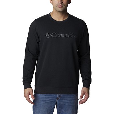 Moletom Columbia Logo Fleece Preto Masculino