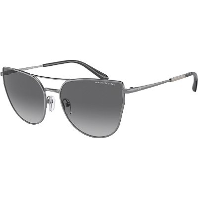 Óculos de Sol Armani Exchange 2045S 608511 Cinza Feminino