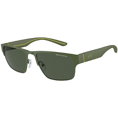 Óculos de Sol Armani Exchange 2046S 61019A Verde Masculino