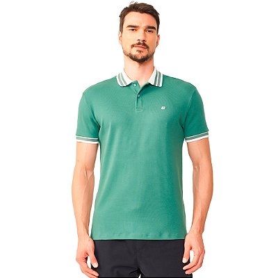 Camisa Polo Colcci Lines Ou24 Verde Masculino
