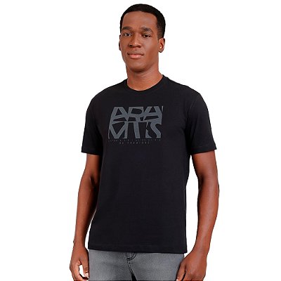 Camiseta Aramis Move Estourado In24 Preto Masculino