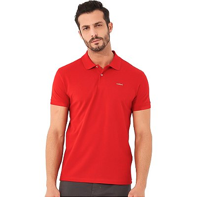 Camisa Polo Colcci Classic Ou24 Vermelho Masculino