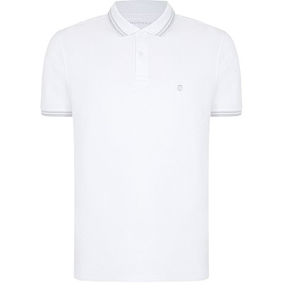 Camisa Polo Individual Basic Comfort Ou24 Branco Masculino