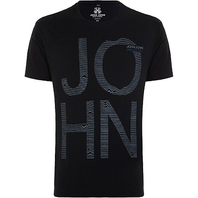 Camiseta John John Digital Industry In24 Preto Masculino