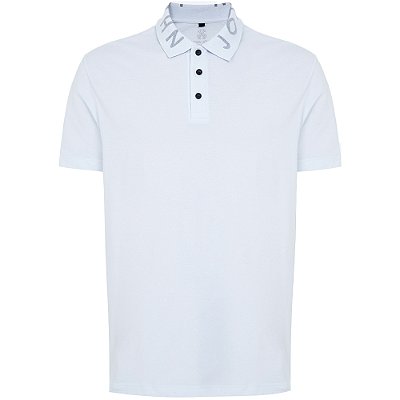 Camisa Polo John John Relaxed Jacquard In24 Branco Masculino