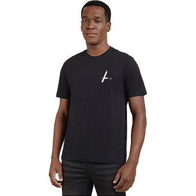 Camiseta Aramis Move Lettering Cutted In24 Preto Masculino