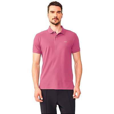 Camisa Polo Colcci Classic In24 Rosa Masculino