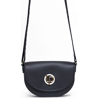 Bolsa Crossbody Easy Lança Perfume Logo In24 Preto Feminino