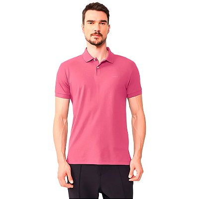 Camisa Polo Colcci Classic In24 Rosa Hillier Masculino