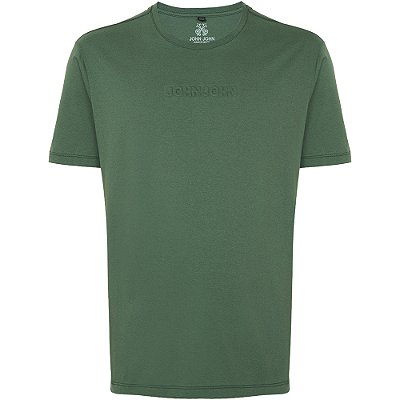 Camiseta John John Regular Embossed In24 Verde Masculino