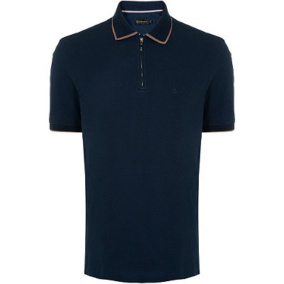 Camisa Polo Individual Elastane In24 Marinho Masculino