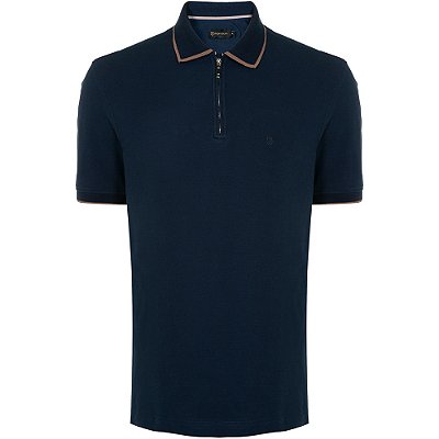 Camisa Polo Individual Elastane In24 Marinho Masculino