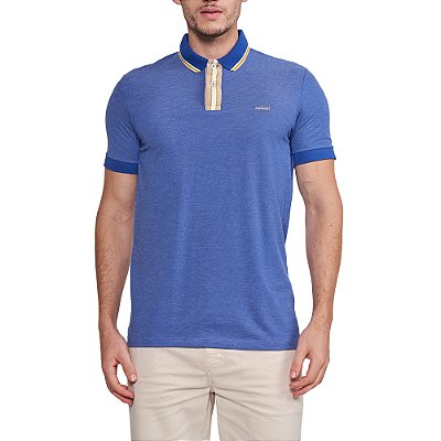 Camisa Polo Colcci Modern In24 Azul Masculino